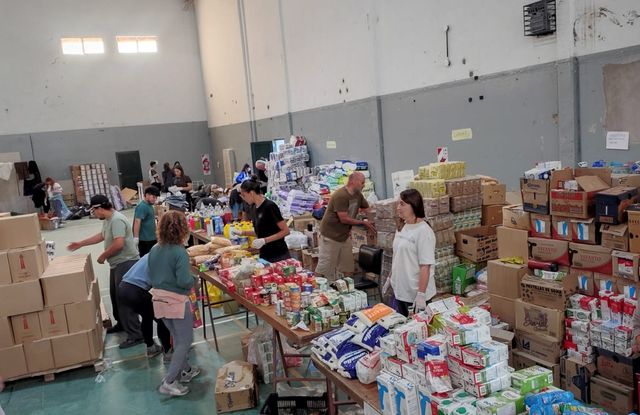 Las donaciones bragadenses llegaron a Bahía Blanca