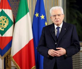 Sergio Mattarella fue reelegido presidente