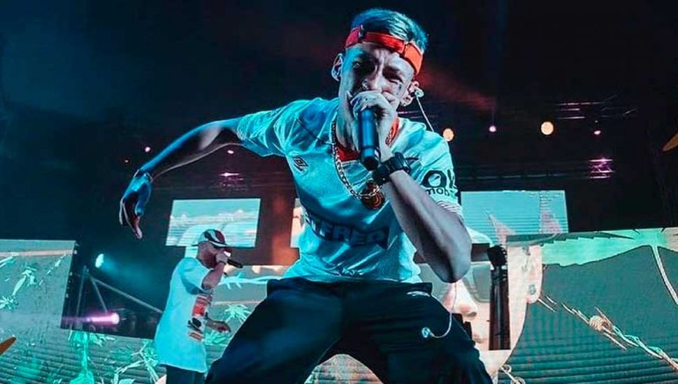Tras el allanamiento, L-Gante cantó gratis en Tecnópolis