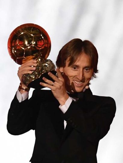 Luka Modric se llevó el Balón de Oro 2018