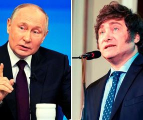 Putin le agradeció a Milei por el voto de Argentina en la ONU en contra de Ucrania
