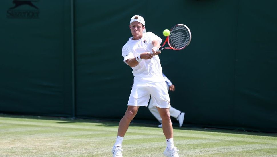 Diego Schwarztman se pone a prueba hoy en Wimbledon.