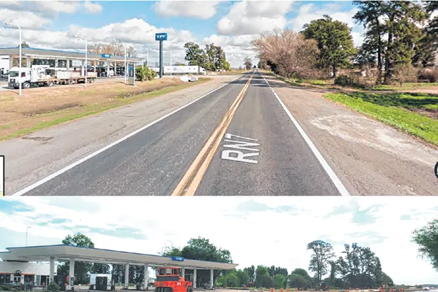 El antes y después de la Ruta 7 que se está transformando en autopista ...