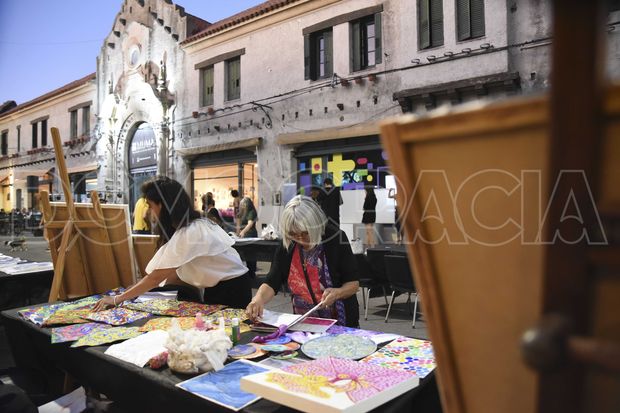 Artistas plásticos y musicales en el cierre de Las Noches de los Museos