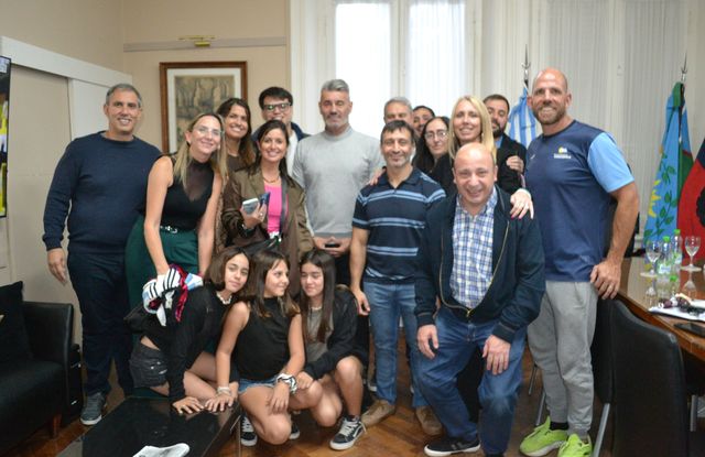Sergio Goycochea visitó Chacabuco