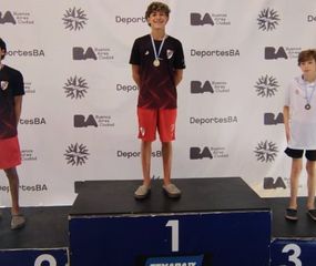 El nadador juninense Lautaro Roche se consagró campeón, en Cadetes 1