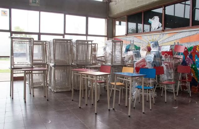 Más mobiliario para la Escuela Nº4 de Vedia