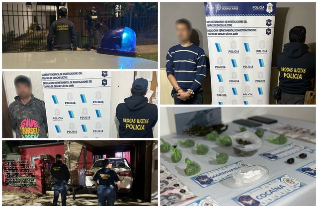 Un aprehendido en Ameghino por venta de droga