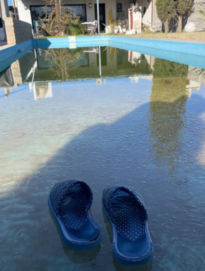 Ciudades de la región, como General Pinto, también sufren las temperaturas bajo cero.