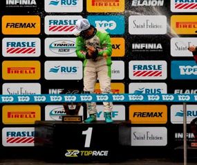 En el último giro, Lucas Granja le sacó el triunfo al juninense Lucas Gambarte