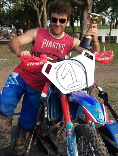 El destacado piloto local ganó dos campeonatos del Enduro Baires.