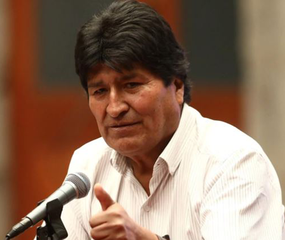 Evo avisó que volverá si el pueblo se lo pide y llamó a sus opositores a deponer las armas