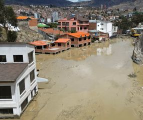 Lluvias constantes afectaron a Bolivia