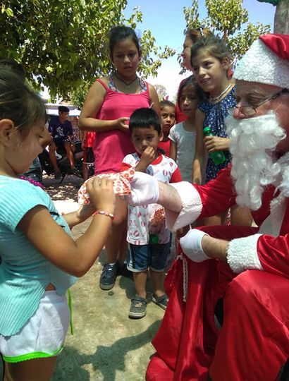 Papá Noel en Los Totoreros.