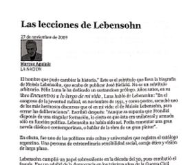 Las lecciones de Lebensohn