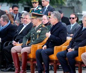 Stornelli, en un acto con el Presidente