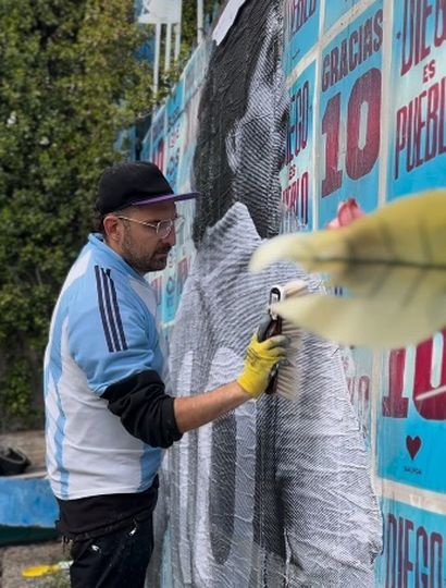 Workshop de muralismo y arte urbano en Los Toldos