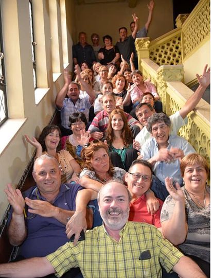 Los ex alumnos recorrieron las instalaciones de la Escuela Nº 18.