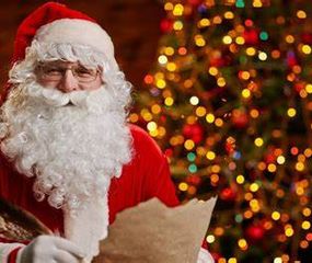 Papá Noel llega al distrito de Leandro N. Alem