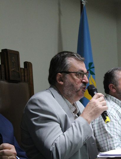 Alberto Conocchiari en la apertura de sesiones.