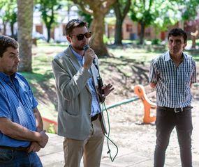 Ferraris puso en funciones al nuevo Delegado de Alem