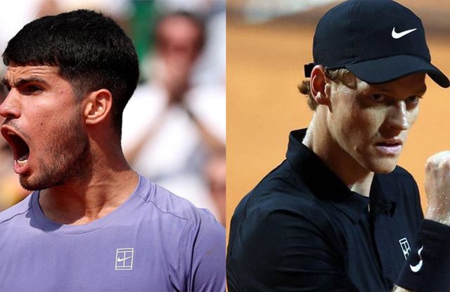 Alcaraz y Sinner jugarán la final del Masters 1000 de Roma