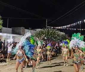 Ante una multitud, Rawson festejó el Carnaval 2025