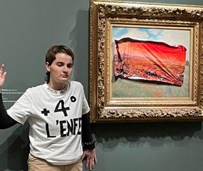 Nuevo ataque sobre un cuadro de Monet en París