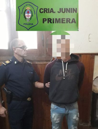 El joven fue aprehendido en una vivienda.