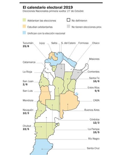 En 2019, habrá elecciones desde el 17 de febrero hasta el 24 de noviembre