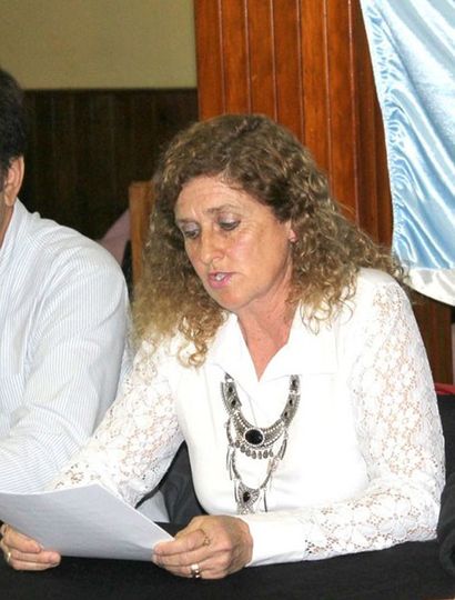 Rosana Franco, dirigente de la FAA Filial Junín.