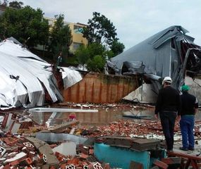 Destrucción y muerte en sur de Brasil