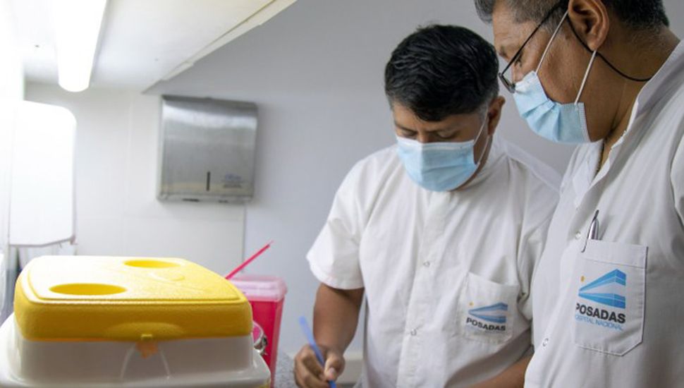 Primer día sin casos de coronavirus en el laboratorio del Hospital Posadas