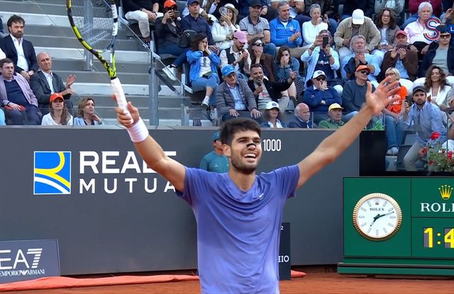 Alcaraz le ganó a Sinner y se coronó campeón del Masters 1000 de Roma