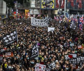 Hong Kong: 400 detenidos tras marcha
