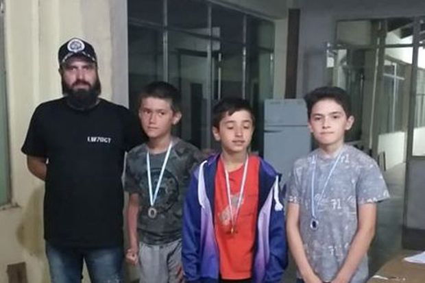 Entrega de premiaciones en el Tiro Federal de Junín