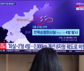 Corea del Norte disparó cuatro misiles y lanzó una advertencia a EE.UU.