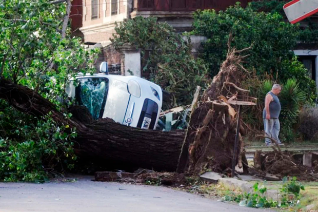 La imágenes más impactantes del temporal trágico