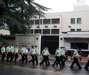 China cerró el consulado de Estados Unidos