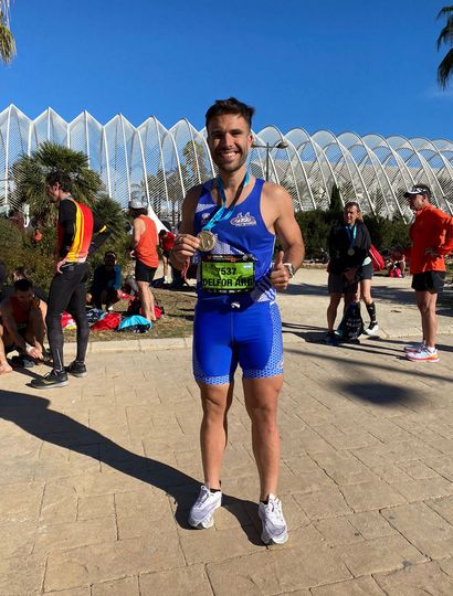 “Vengo de un pasado lejos del atletismo y un gran problema de peso”, expresó Di Palma.