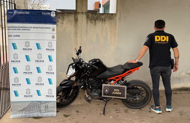Cayó un integrante de la banda “roba motos” en Chacabuco