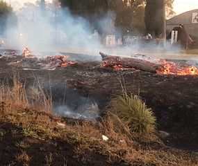 El peligro de los incendios de pastizales en Junín