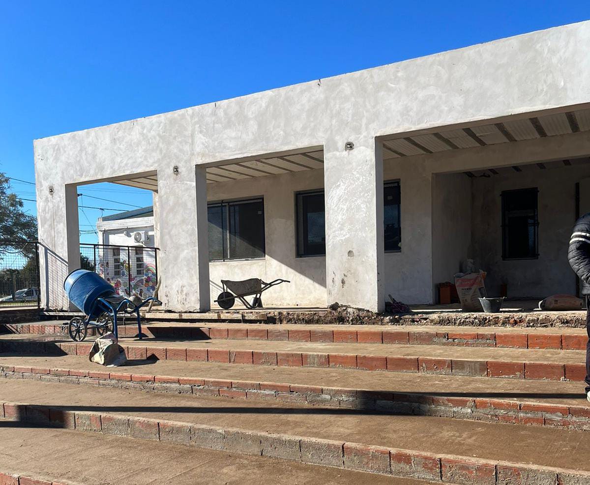 Avanza la obra del edificio de educación en Arenales