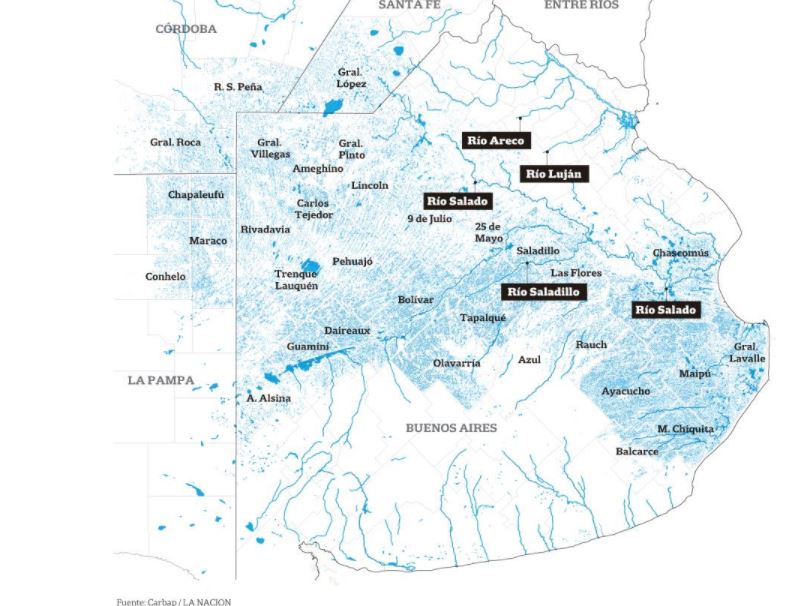 El mapa de las inundaciones cuáles son las zonas más afectadas de la