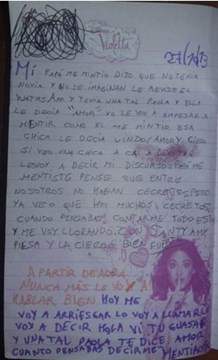 Descubrió por Whatsapp que su padre tenía novia y escribió una carta que se  hizo viral • Diario Democracia