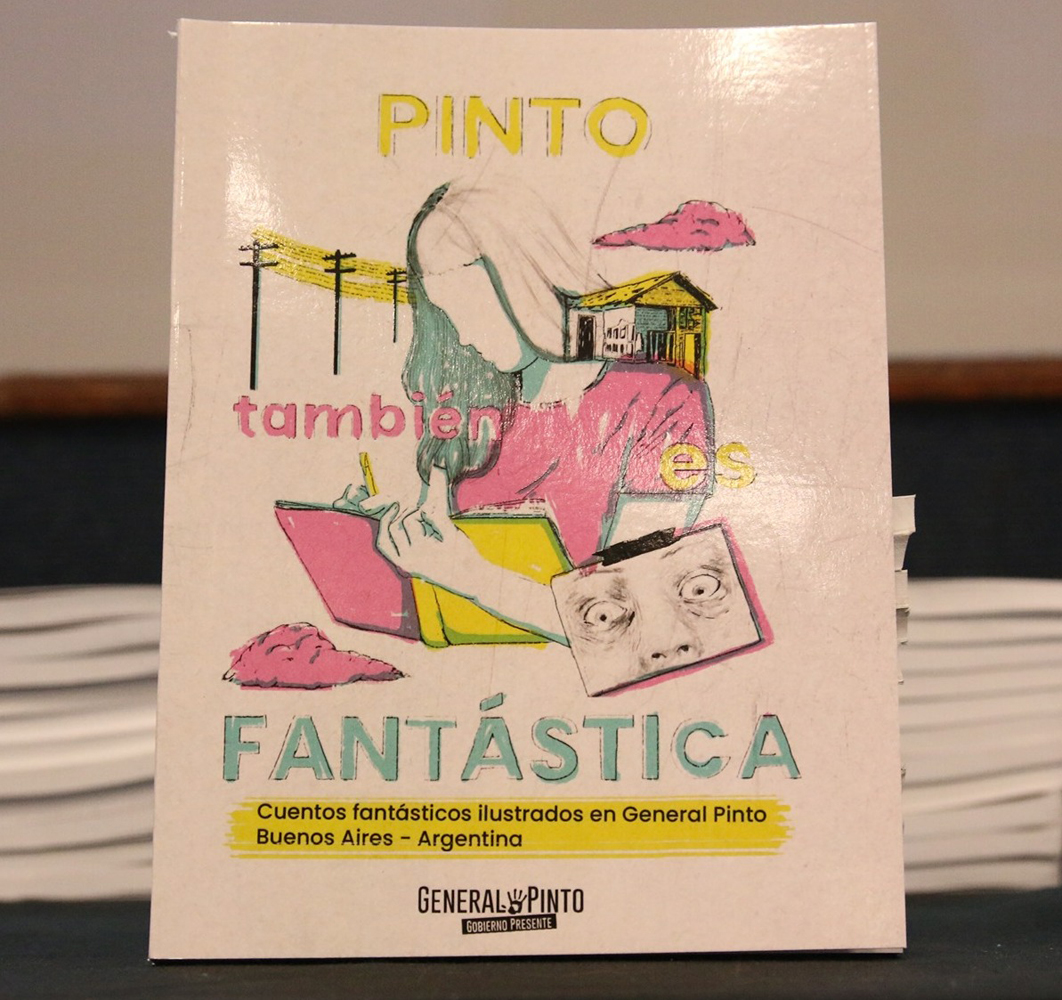 Presentaron un libro de cuentos realizado por alumnos de Pinto