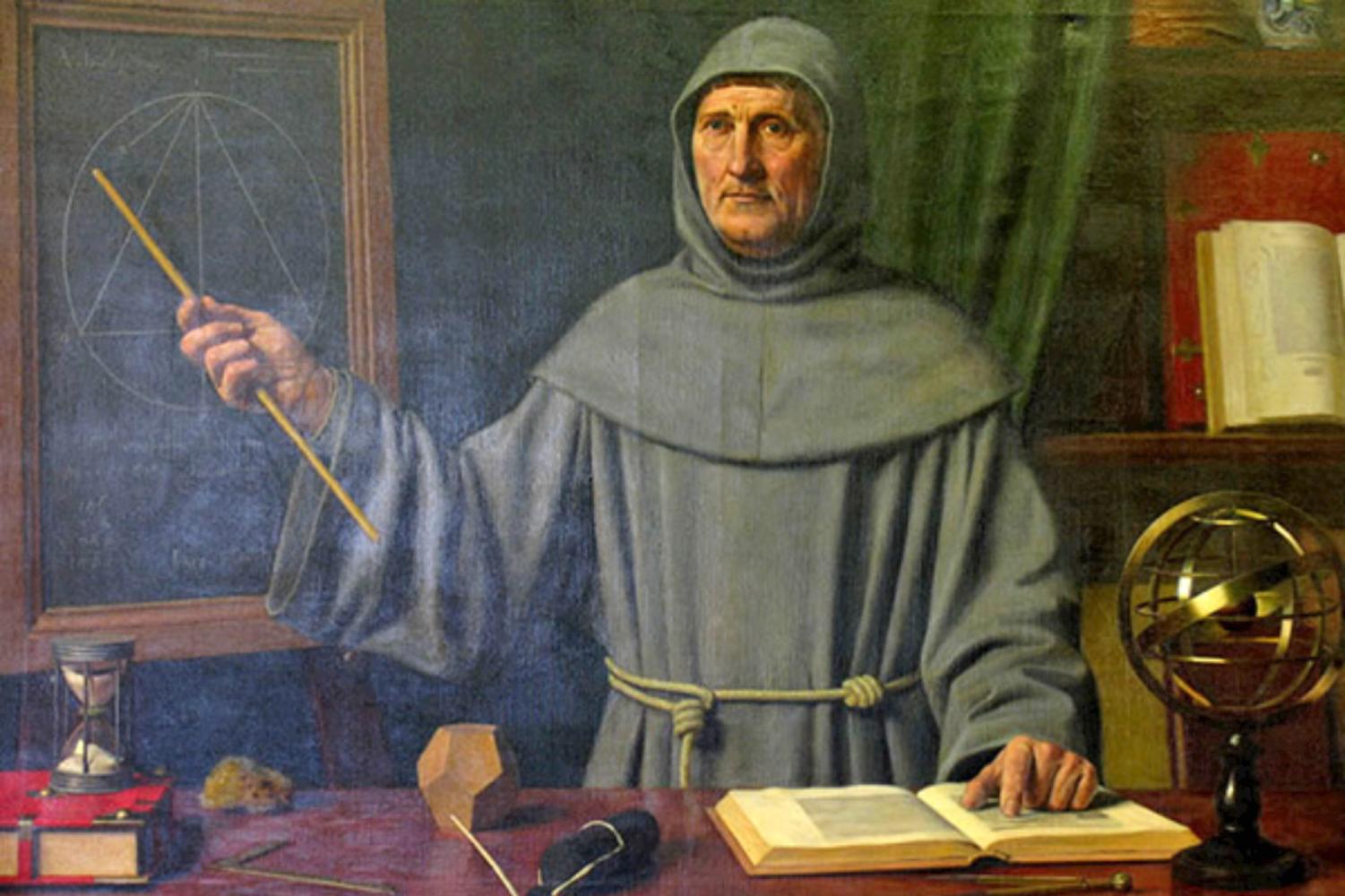 В середине 9 века монахи составили. Портрет Луки Пачоли.