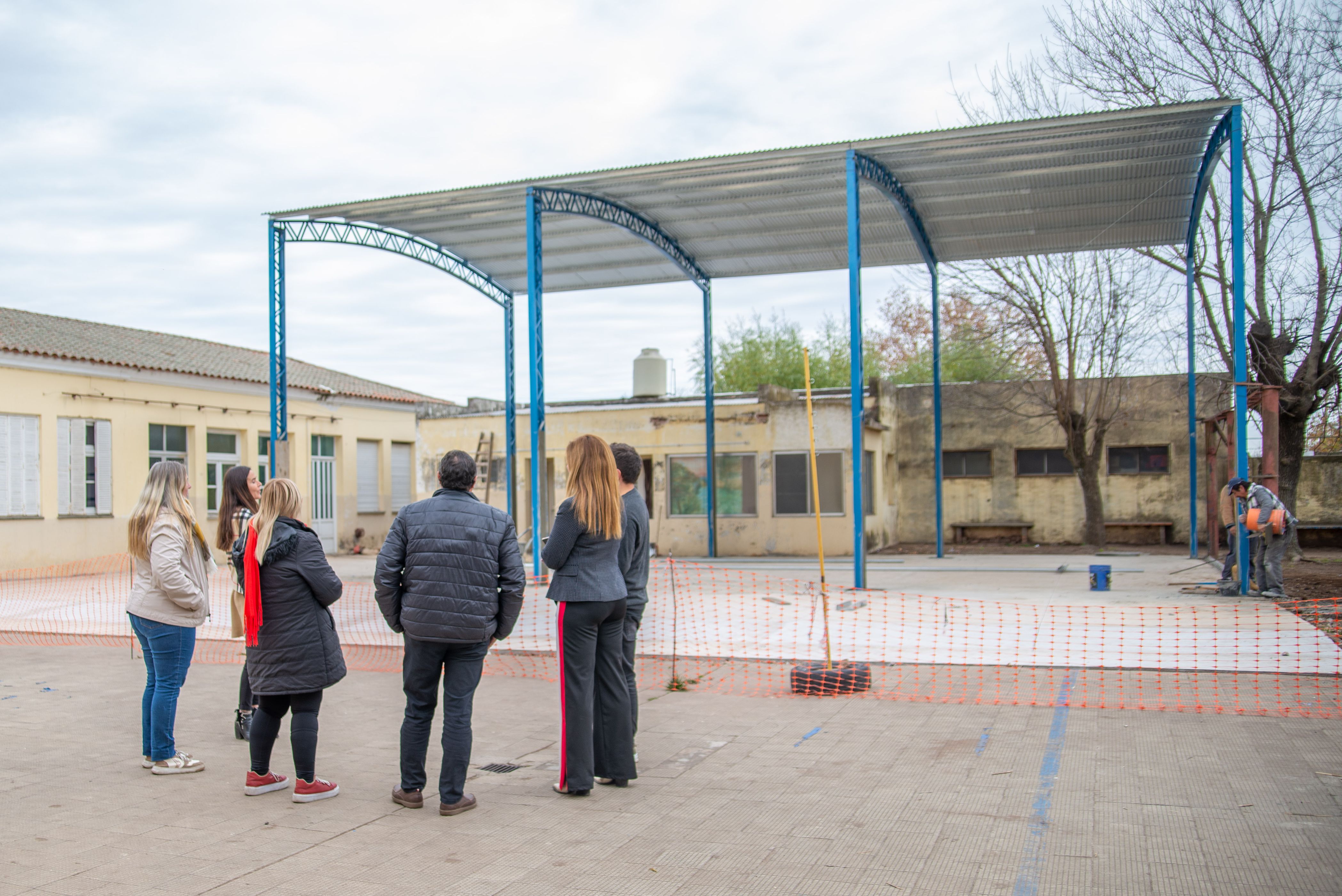 Obras en la Escuela N° 5 O´Higgins