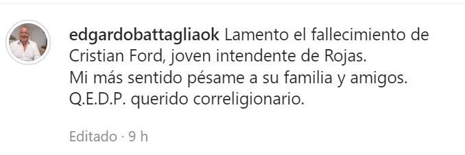 Mensaje de Battaglia