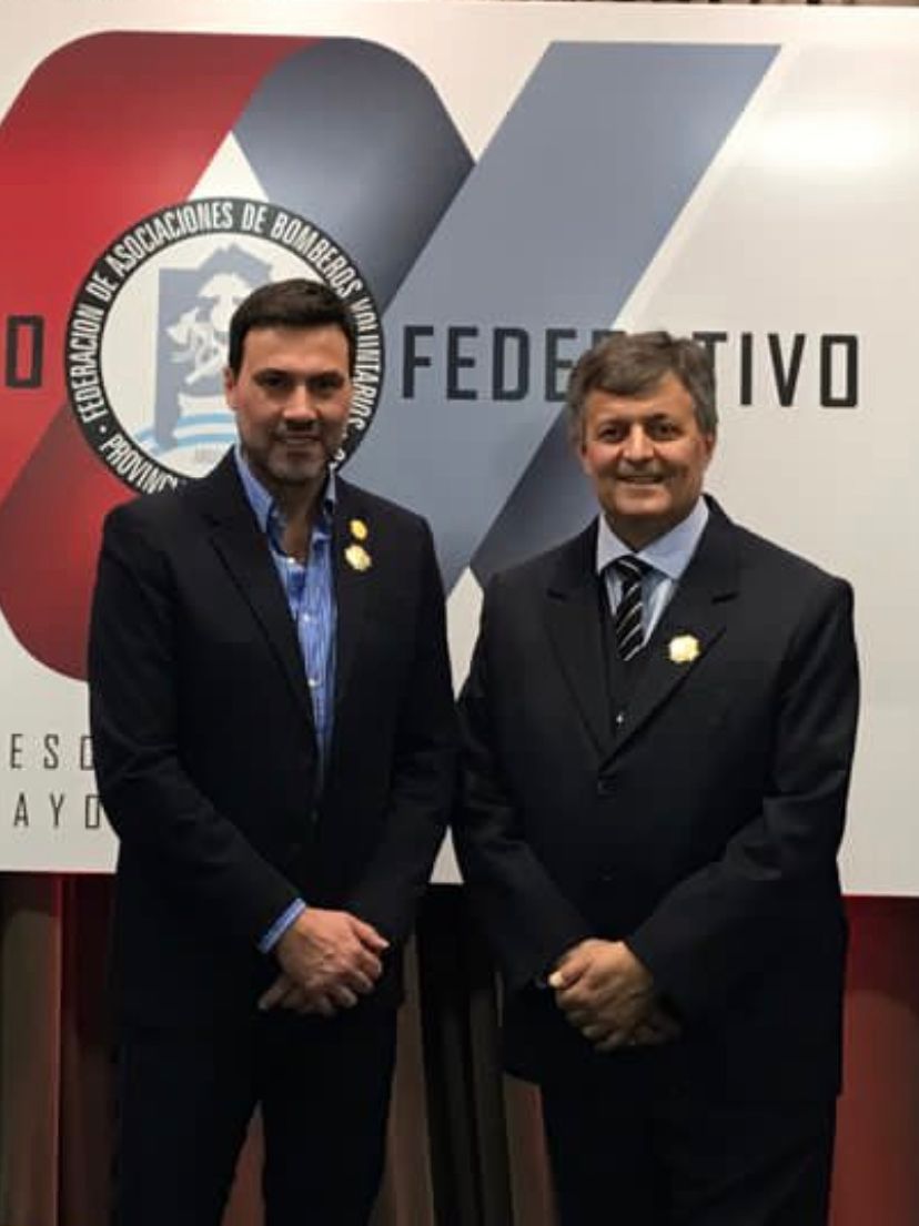 Osvaldo Lori y Palacio autoridades de la Federación